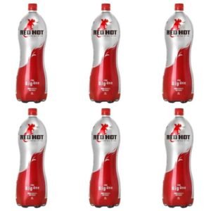 Energético Red Hot 2L Fardo c/6 Unidades